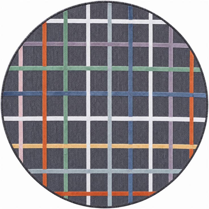 Detail image of 215cm x 215cm Easy-Clean Jill Zarin Indoor / Outdoor Round Rug