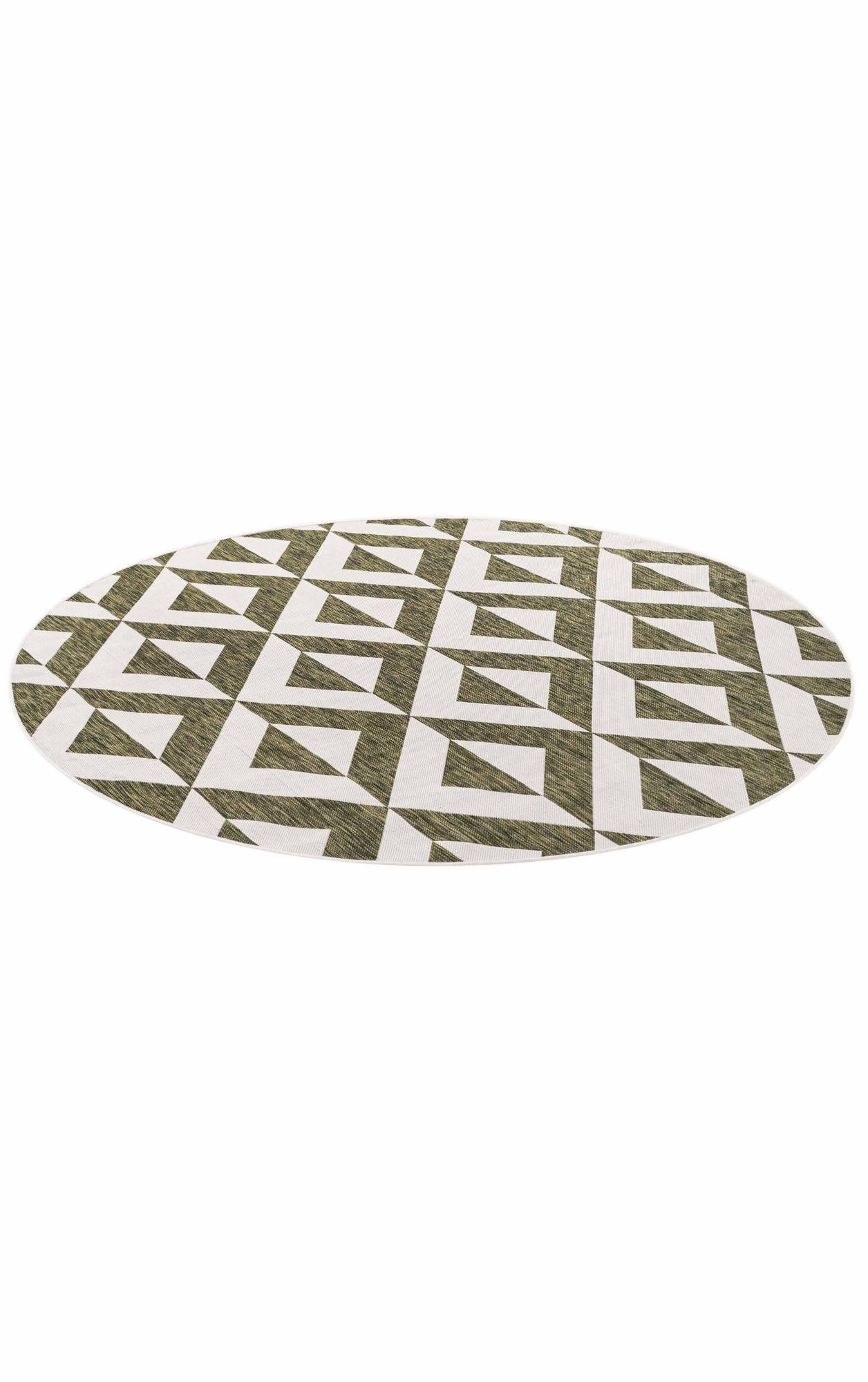 7' x 7' Easy-Clean Jill Zarin Indoor / Outdoor Round Rug