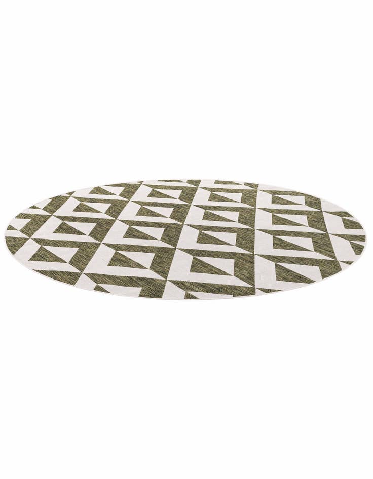 Detail image of 7' x 7'  Washable Jill Zarin Indoor / Outdoor Round Rug