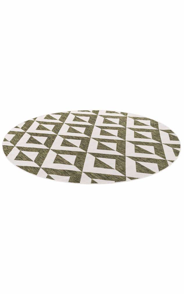 7' x 7' Easy-Clean Jill Zarin Indoor / Outdoor Round Rug
