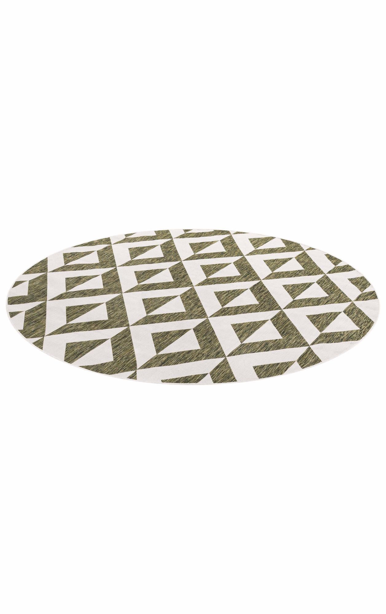 7' x 7' Easy-Clean Jill Zarin Indoor / Outdoor Round Rug