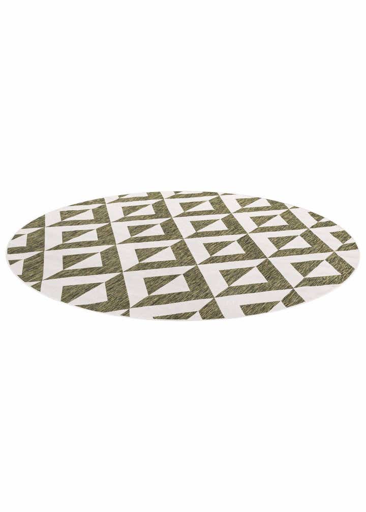 7' x 7' Easy-Clean Jill Zarin Indoor / Outdoor Round Rug