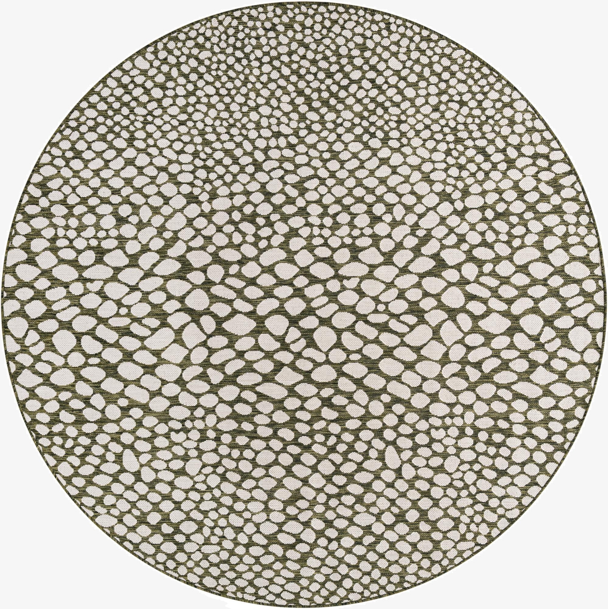 7' x 7'  Washable Jill Zarin Indoor / Outdoor Round Rug