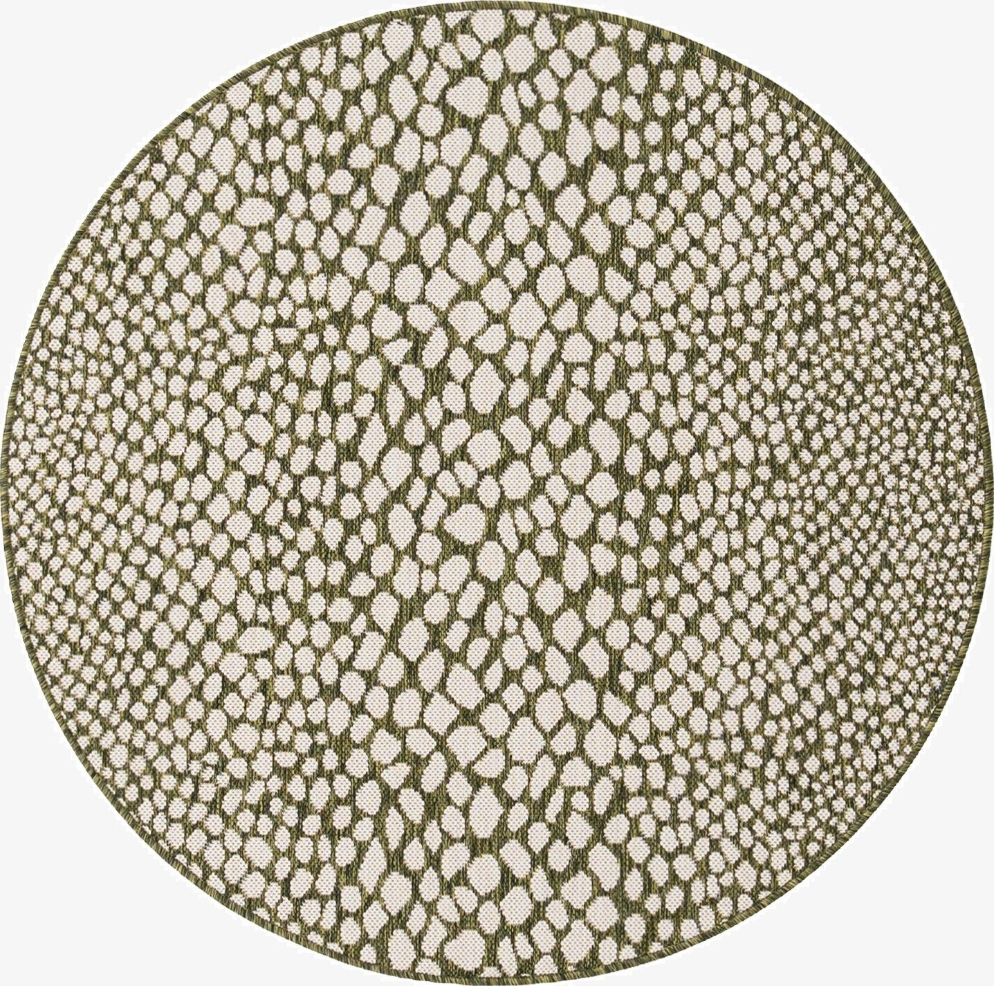 4' x 4'  Washable Jill Zarin Cape Town Indoor / Outdoor Round Rug