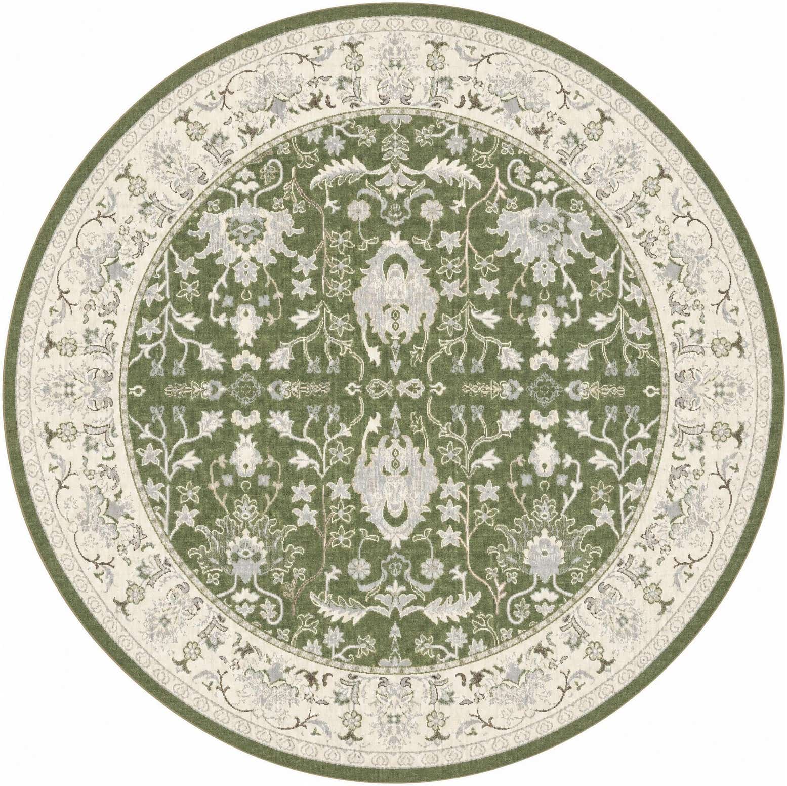 7' 10 x 7' 10 Kamala Washable Round Rug