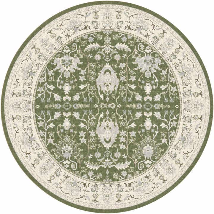 240cm x 240cm Kamala Washable Tapis Rond