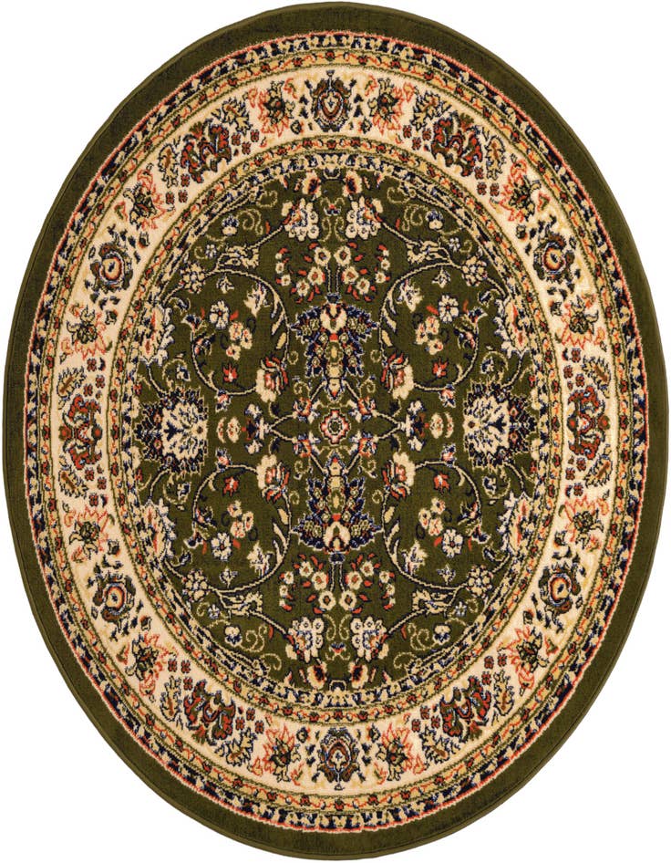 Detail image of 5' 3 x 5' 3 Kashan Design Round Rug