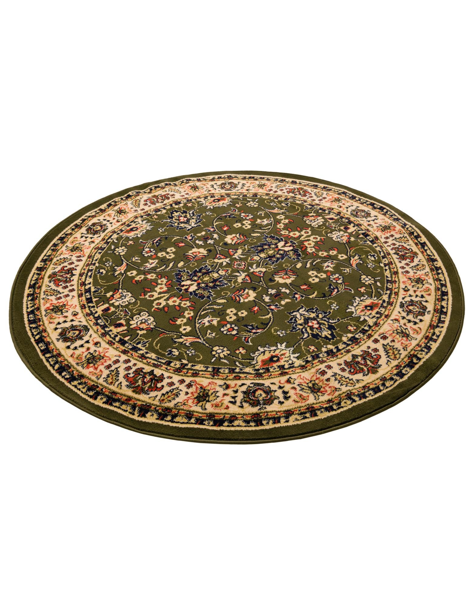 6' x 6' Kashan Design Round Rug