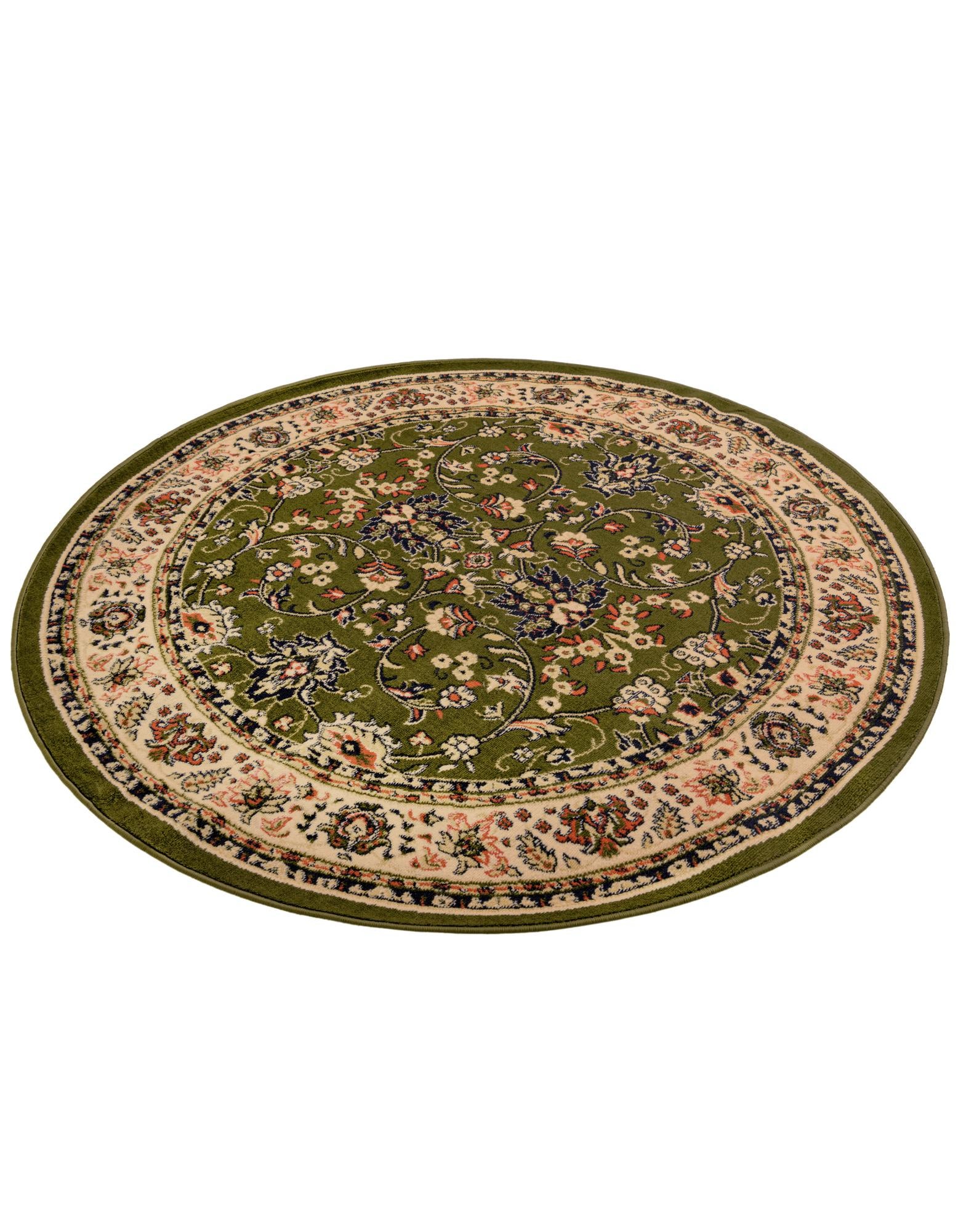 6' x 6' Kashan Design Round Rug