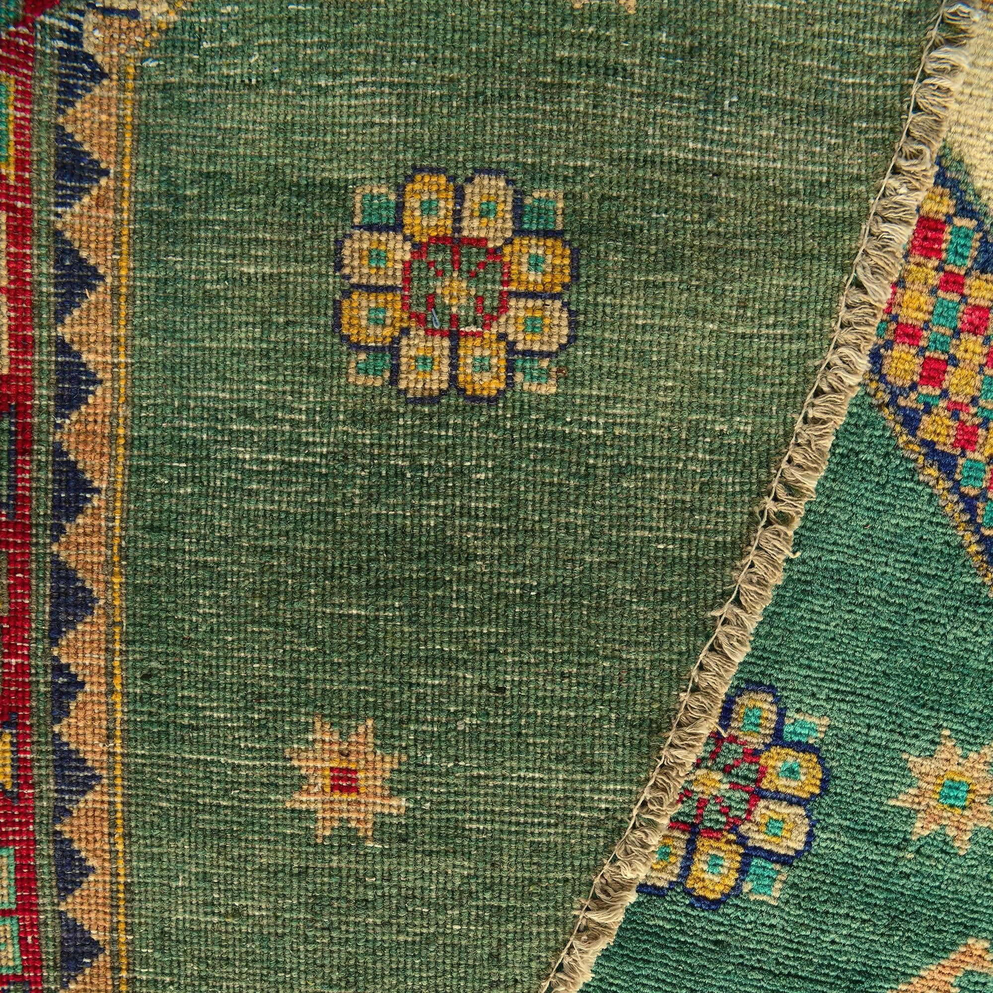 245cm x 245cm Hand Knotted Kazak Round Rug