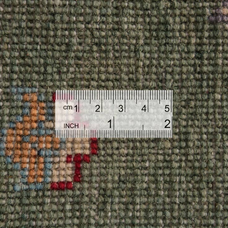 Detail image of 6' 5 x 6' 6 Hand Knotted Kazak Round Rug