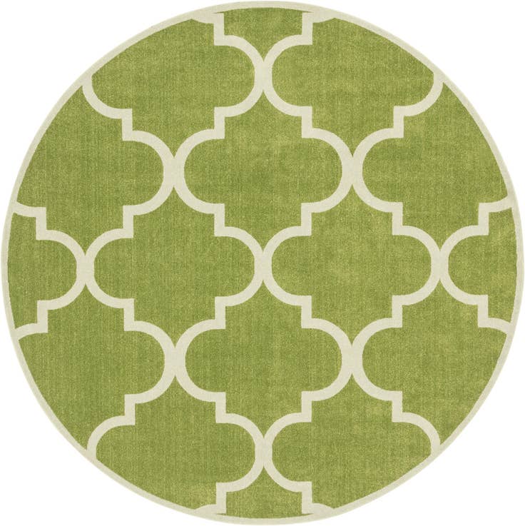 Detail image of 10' x 10' Lattice Round Rug