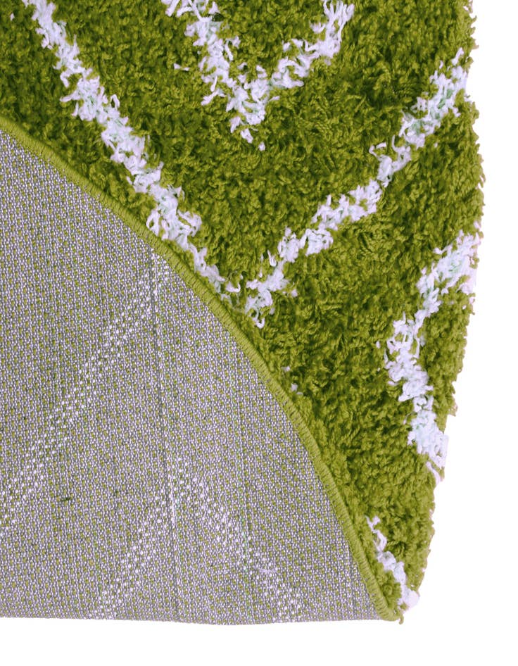 Detail image of 5' 3 x 5' 3 Lattice Shag Round Rug