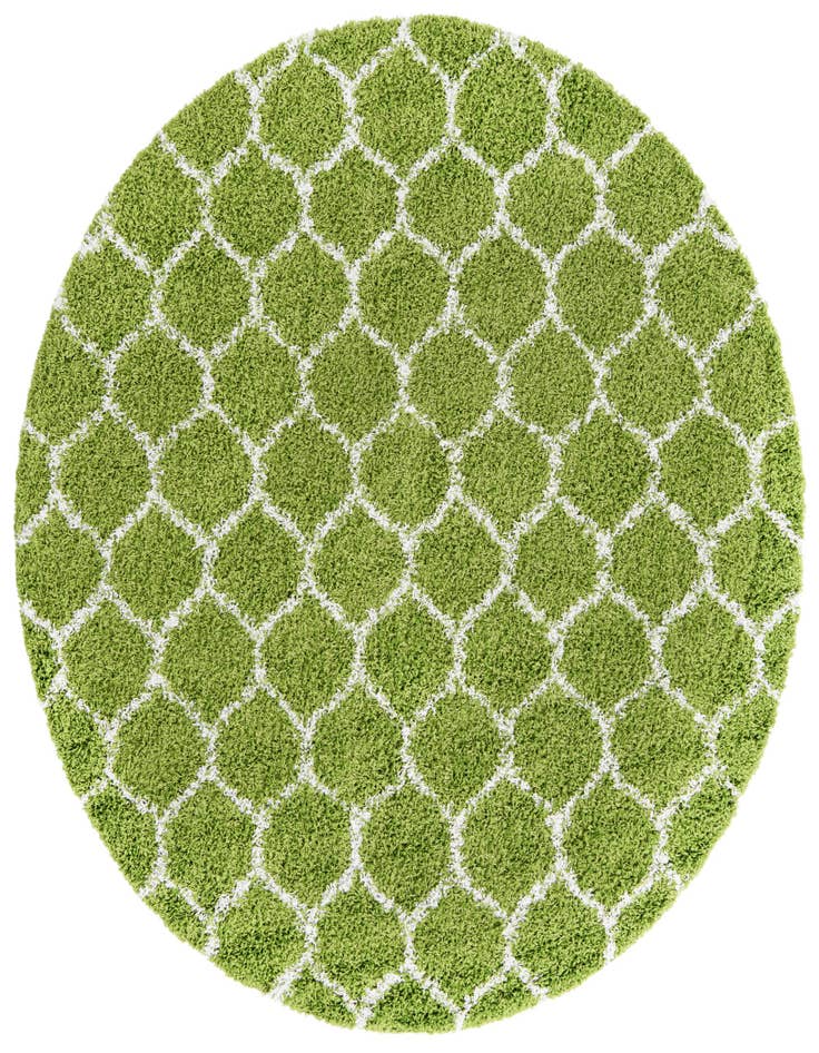 Detail image of 7' 10 x 7' 10 Lattice Shag Round Rug