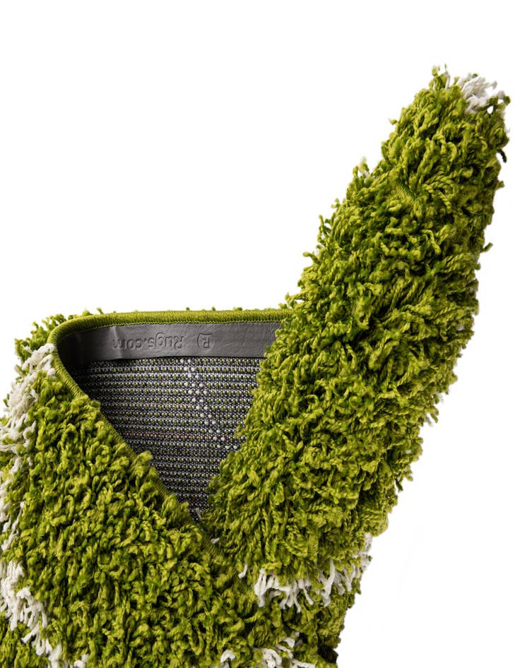 Detail image of 183cm x 183cm Trellis Shag Round Alfombra