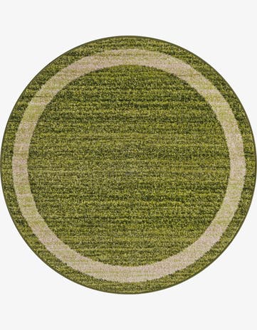 Green Loft Round Rug