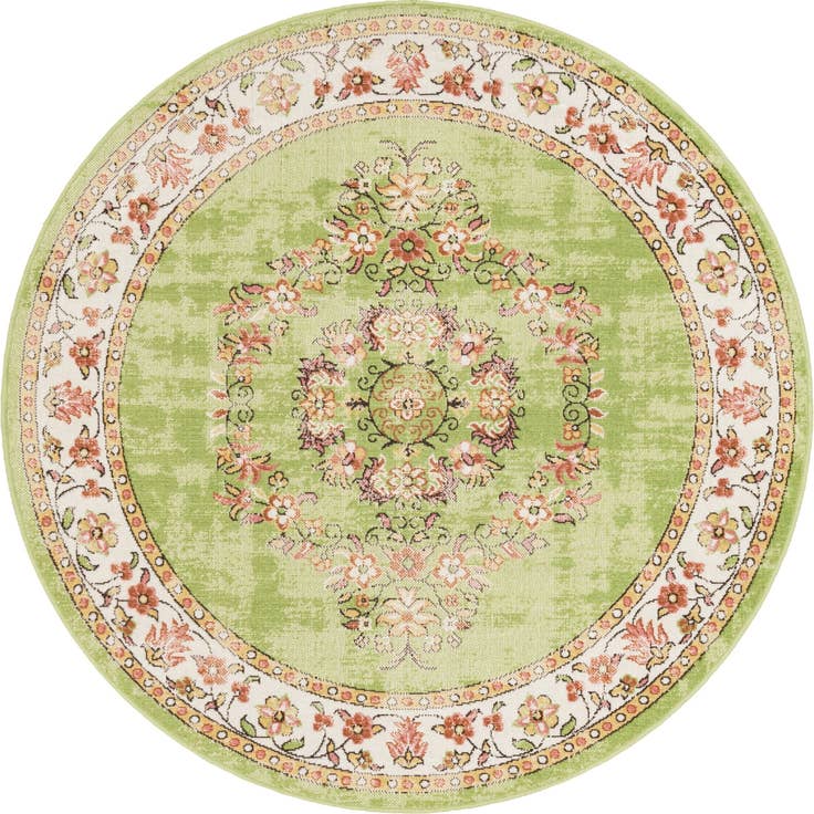 Detail image of 5' 3 x 5' 3 Lucerne Round Rug