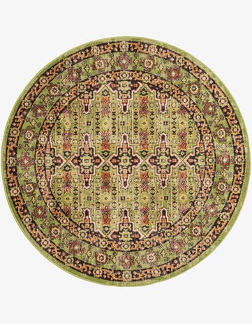 Green Lucerne Round Rug