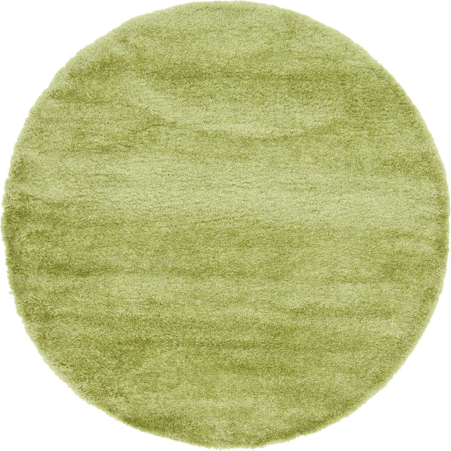 8' x 8' Luxe Solid Shag Round Rug