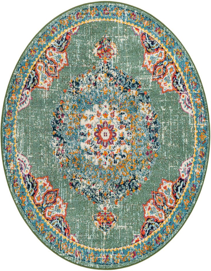 Detail image of 7' 10 x 7' 10 Madeline Round Rug
