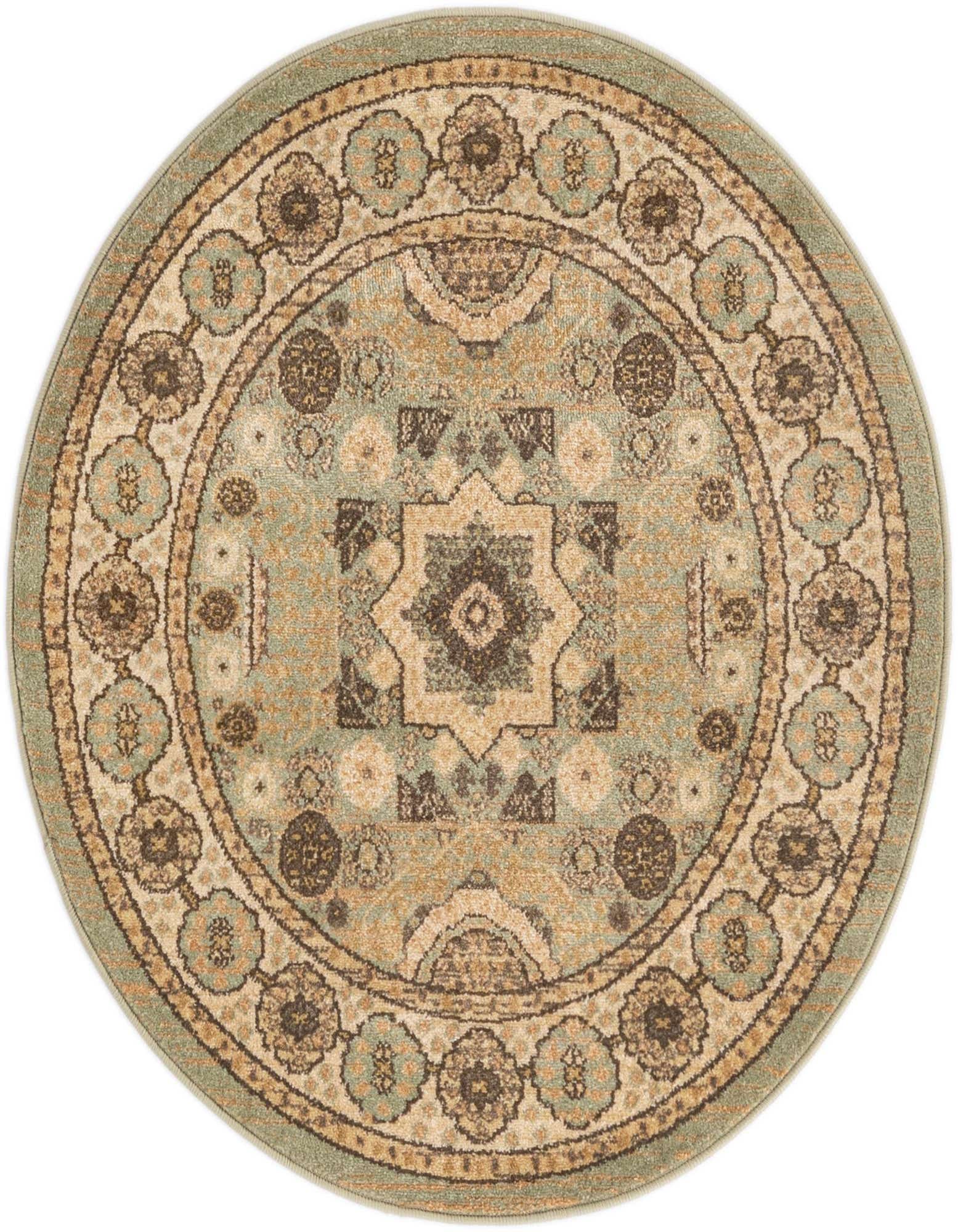 Primary image 3' 3 x 3' 3 Mamluk Round Rug
