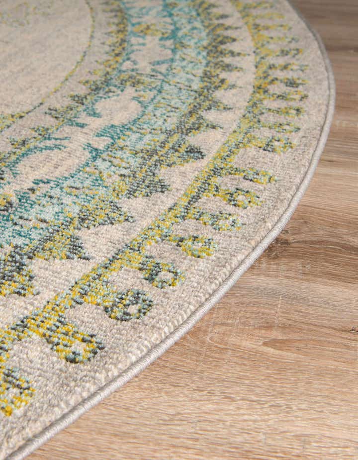 8' x 8' Washable Mesa Round Rug