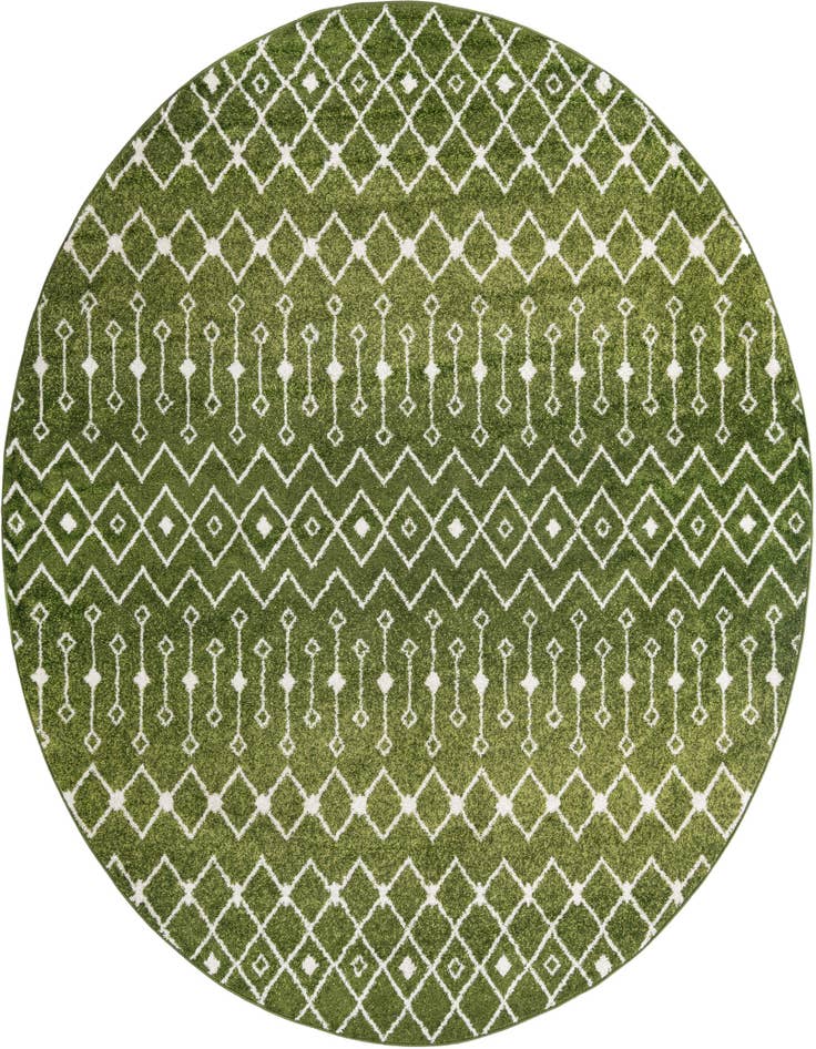 Detail image of 10' x 10' Moroccan Trellis Round Rug