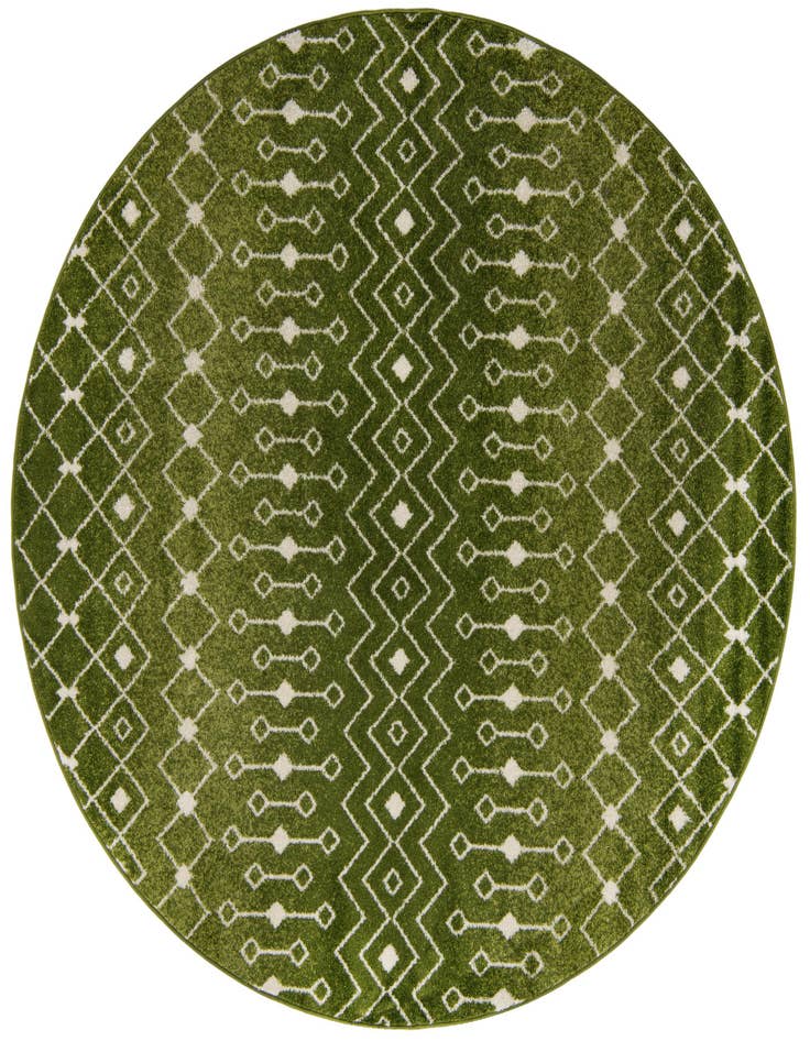 Detail image of 7' 10 x 7' 10 Moroccan Trellis Round Rug