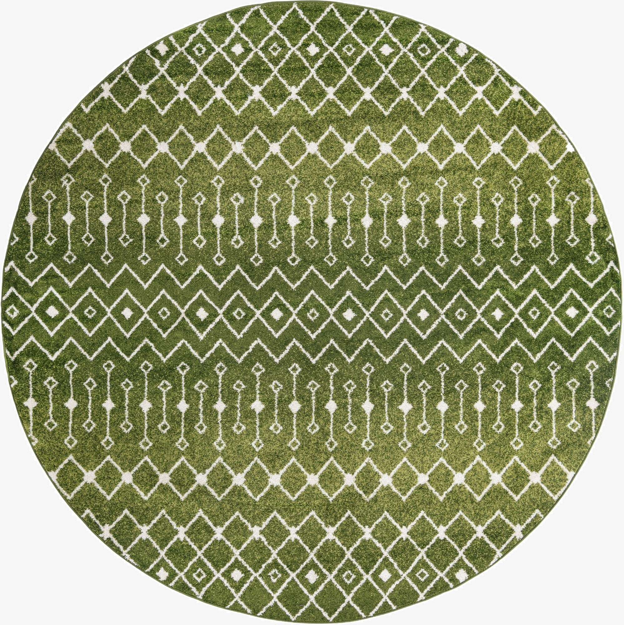 Primary image 10' x 10' Moroccan Trellis Round Rug