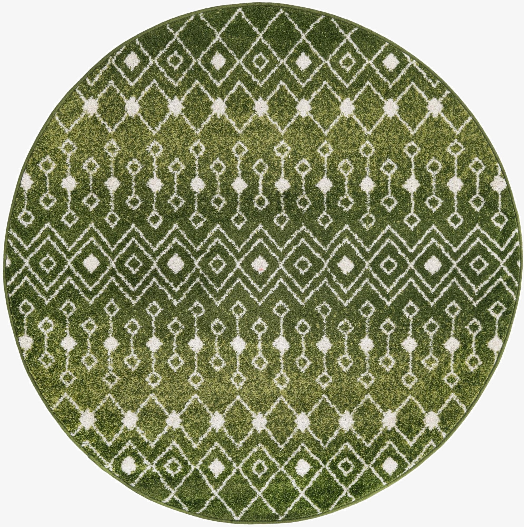 Primary image 5' 3 x 5' 3 Moroccan Trellis Round Rug