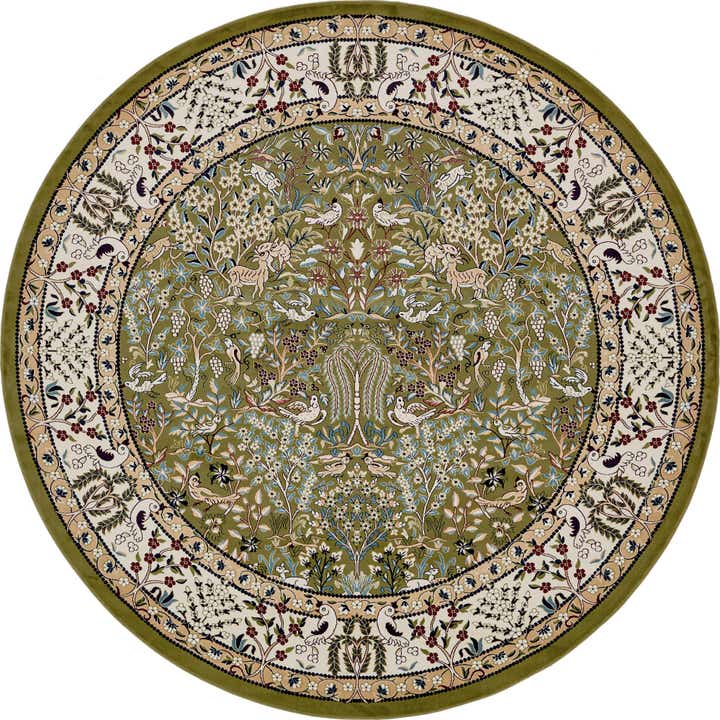 10' x 10' Nain Design Round Rug