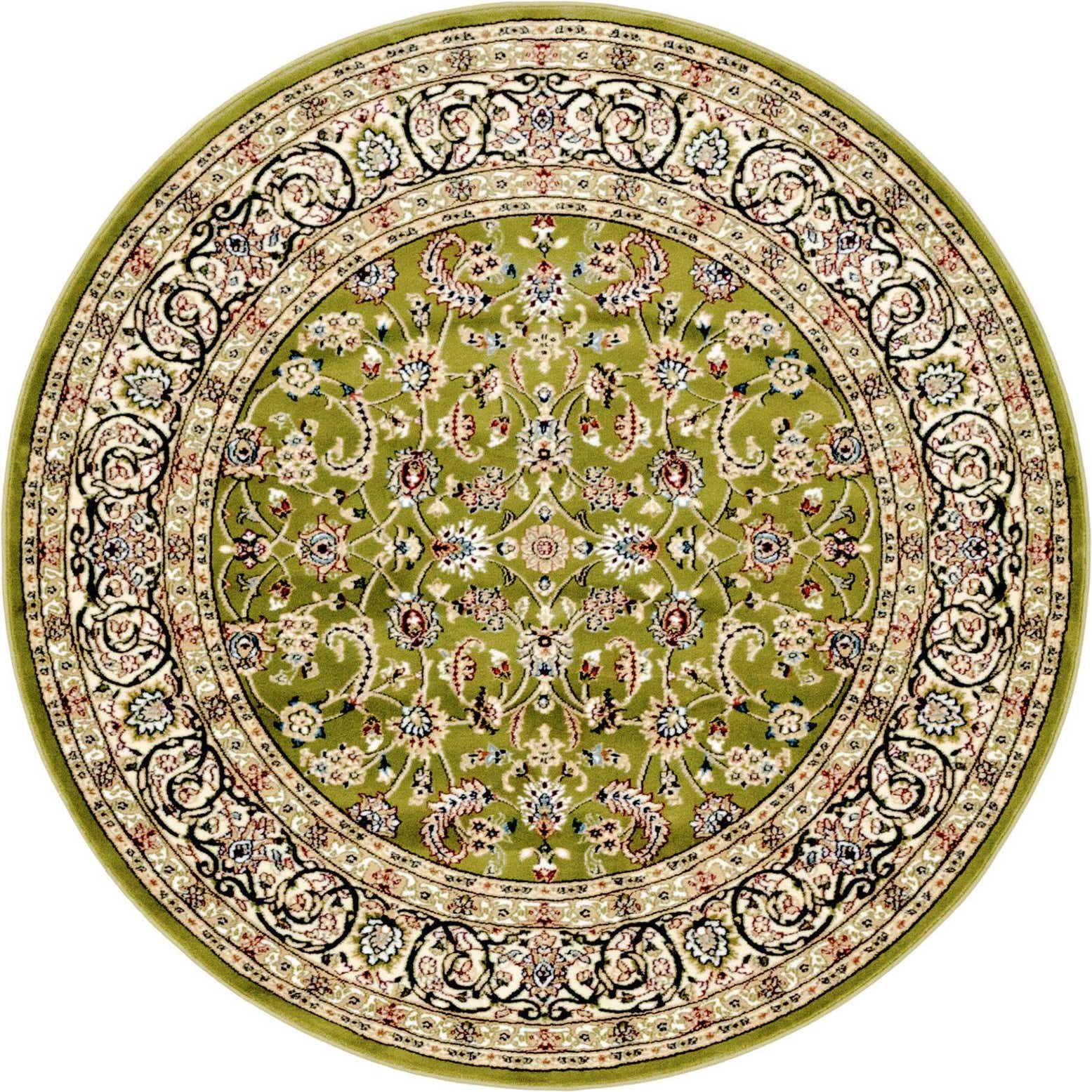 5' x 5' Nain Design Round Rug