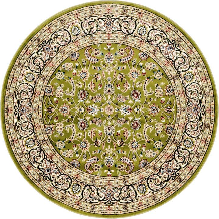 5' x 5' Nain Design Round Rug
