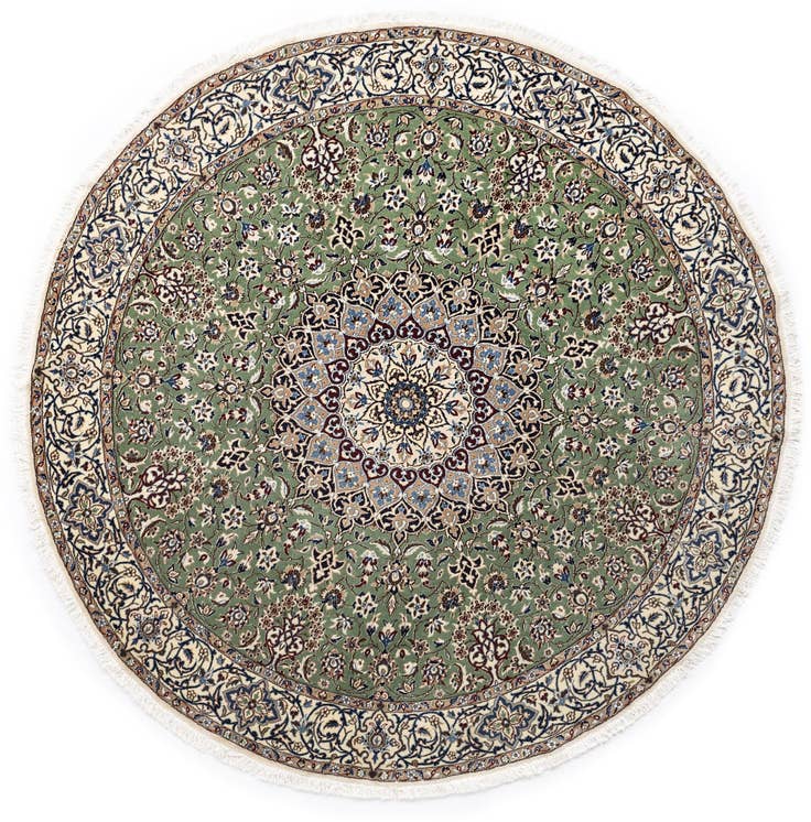 Detail image of 8' 3 x 8' 4 Nain Round Rug