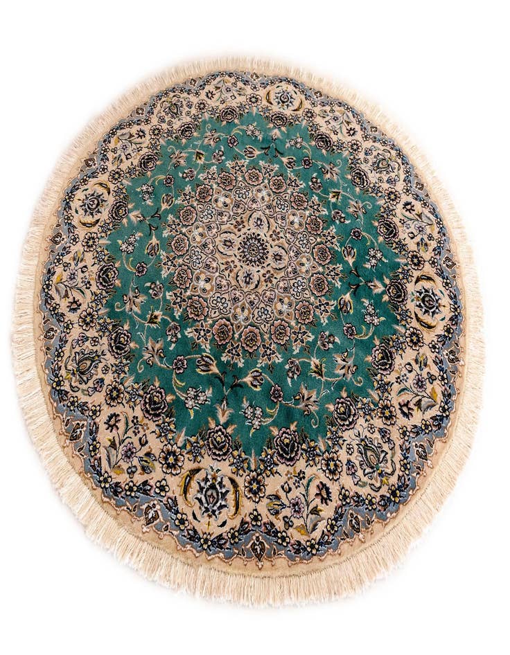 Detail image of 4' 11 x 4' 11 Nain Round Rug