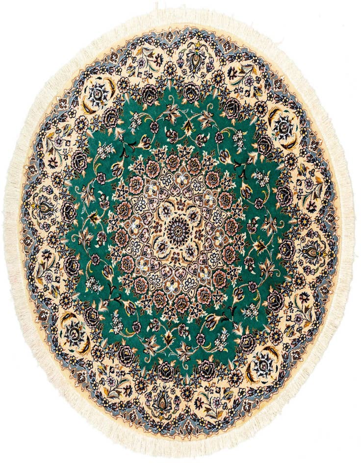 Detail image of 4' 11 x 4' 11 Nain Round Rug