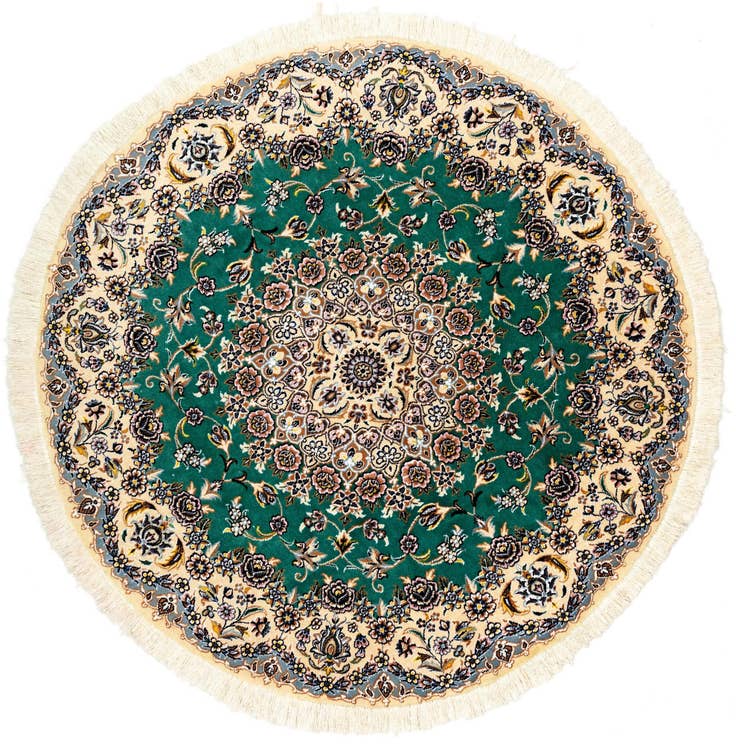 Detailansicht von 150cm x 150cm Nain Rund Teppich