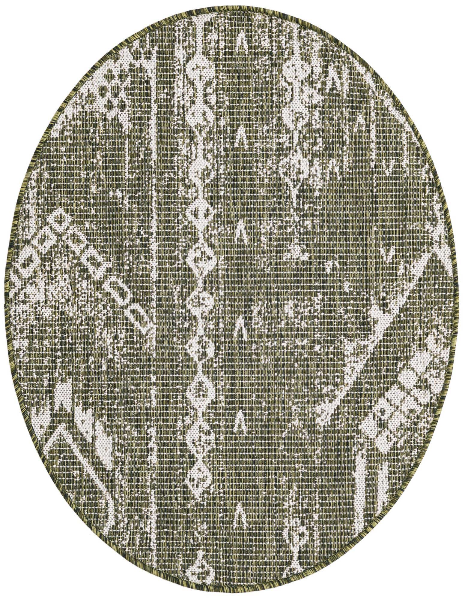 3' x 3' Easy-Clean Bohemian Indoor / Outdoor Round Rug