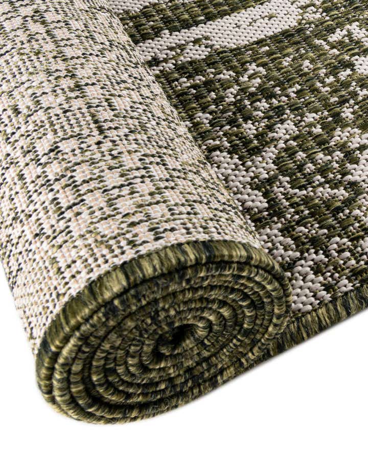 4' x 4' Easy-Clean Bohemian Indoor / Outdoor Round Rug