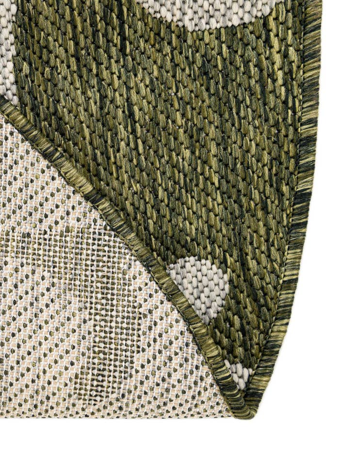 Detail image of 10' 8 x 10' 8  Washable Botanical Indoor / Outdoor Round Rug