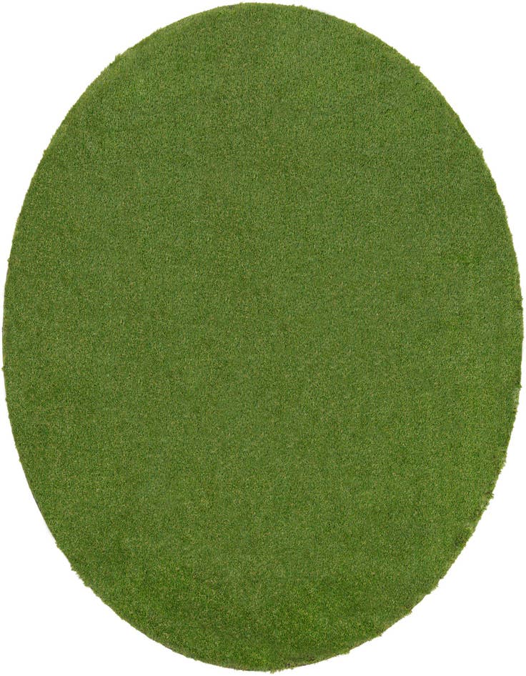 Detail image of 10' x 10' Easy-Clean Grass Indoor / Outdoor Round Rug
