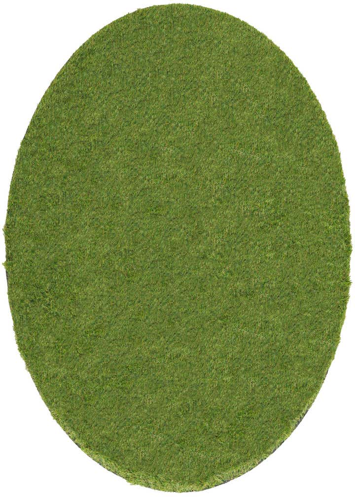 4' x 4' Easy-Clean Grass Indoor / Outdoor Round Rug