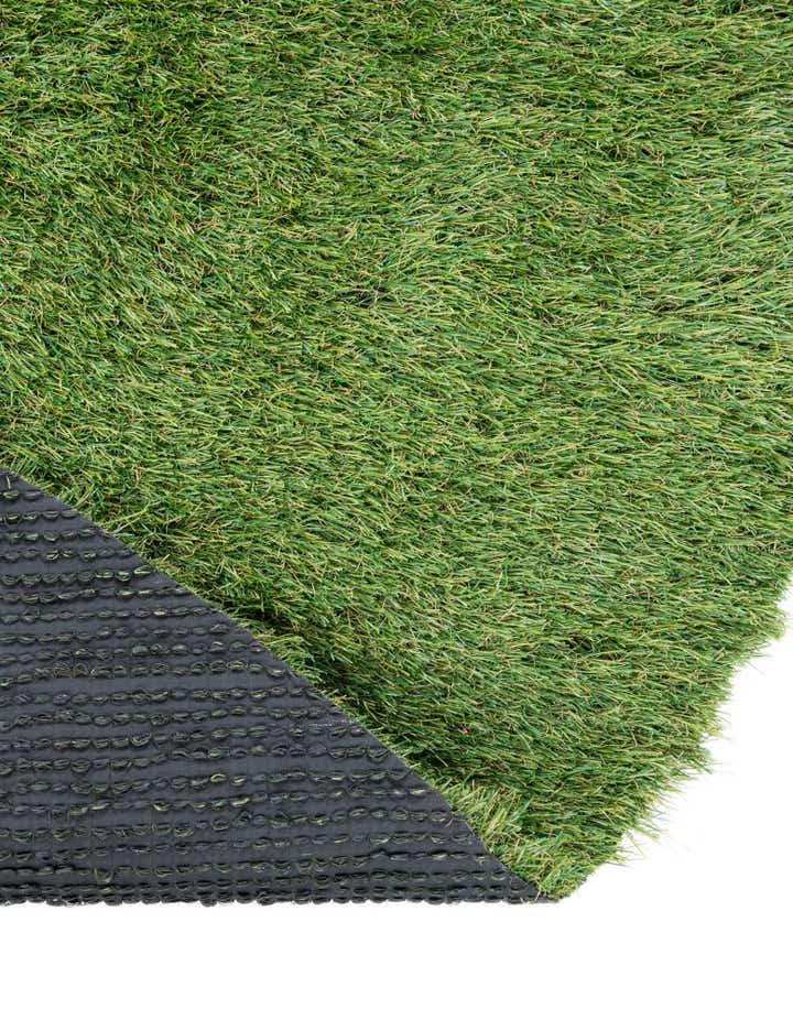 10' x 10' Easy-Clean Grass Indoor / Outdoor Round Rug