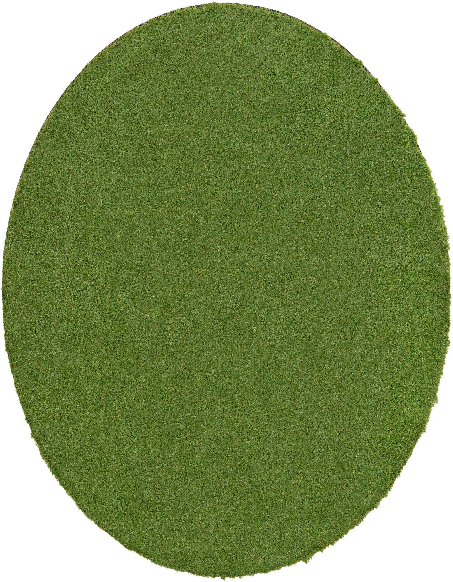 7' 10 x 7' 10 Easy-Clean Grass Indoor / Outdoor Round Rug