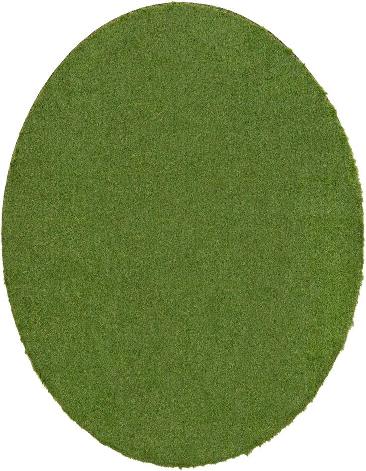 Detail image of 7' 10 x 7' 10 Easy-Clean Grass Indoor / Outdoor Round Rug