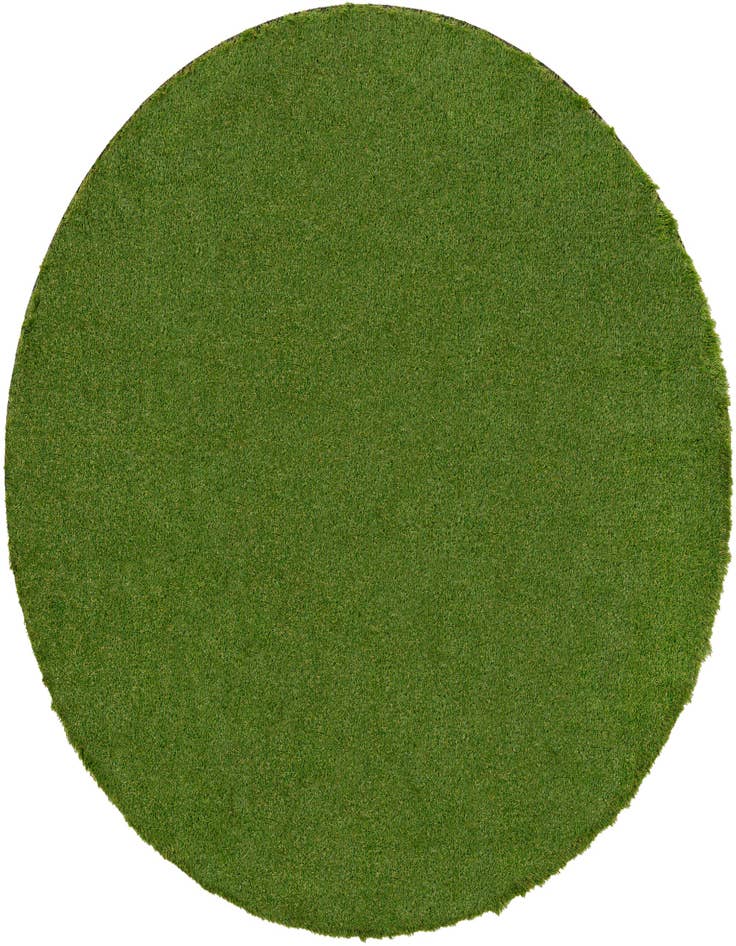 Detail image of 12' x 12' Easy-Clean Grass Indoor / Outdoor Round Rug