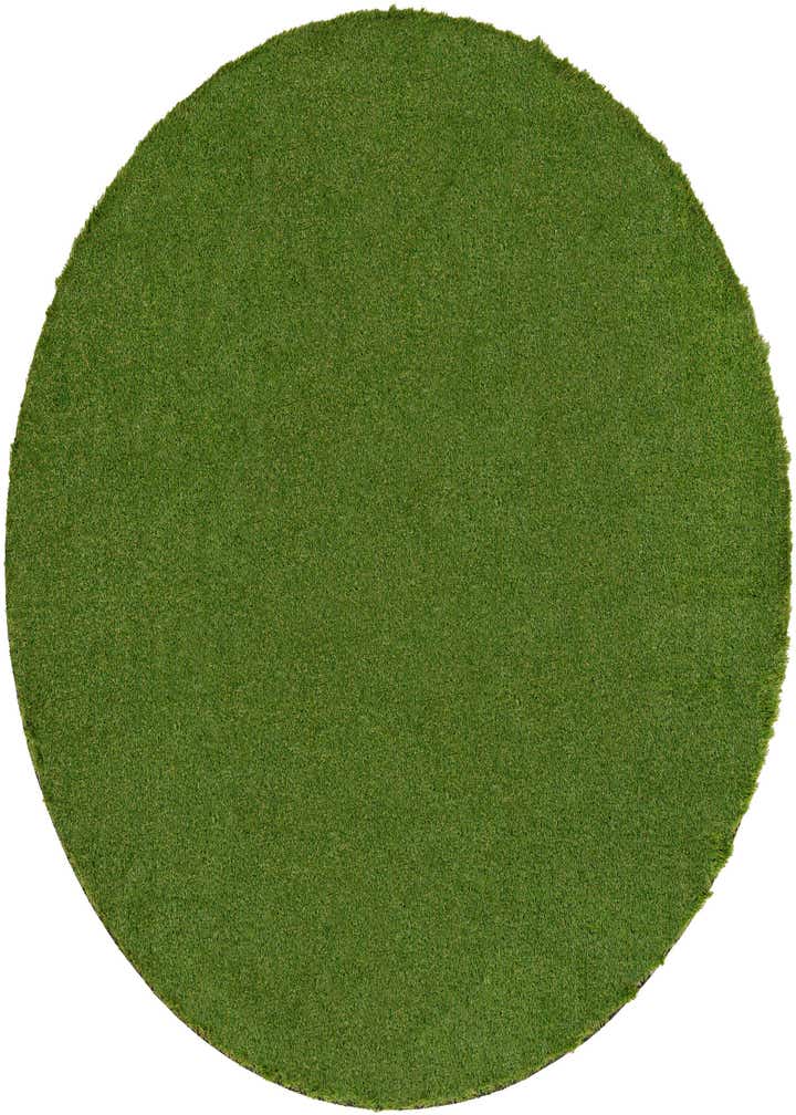 13' x 13' Easy-Clean Grass Indoor / Outdoor Round Rug