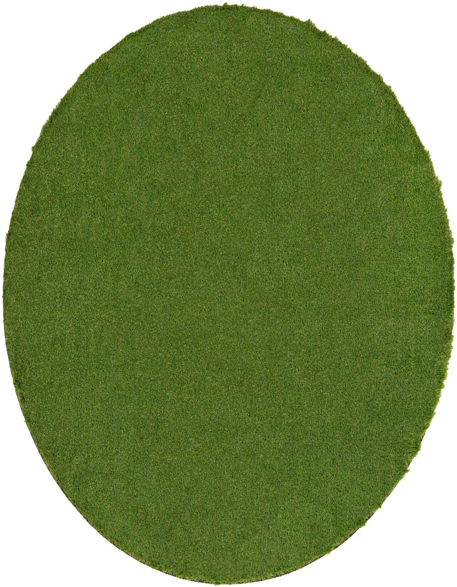 13' x 13' Easy-Clean Grass Indoor / Outdoor Round Rug