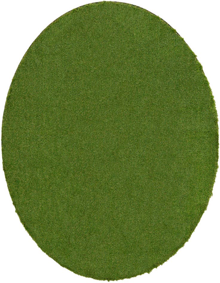 Detail image of 13' x 13' Easy-Clean Grass Indoor / Outdoor Round Rug
