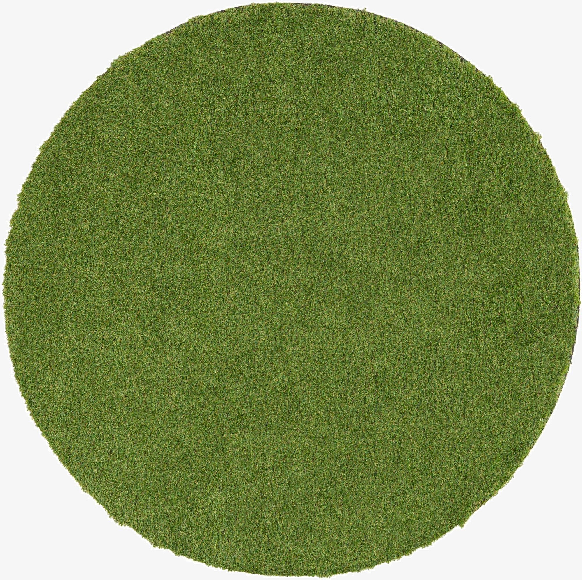 6' x 6'  Washable Grass Indoor / Outdoor Round Rug